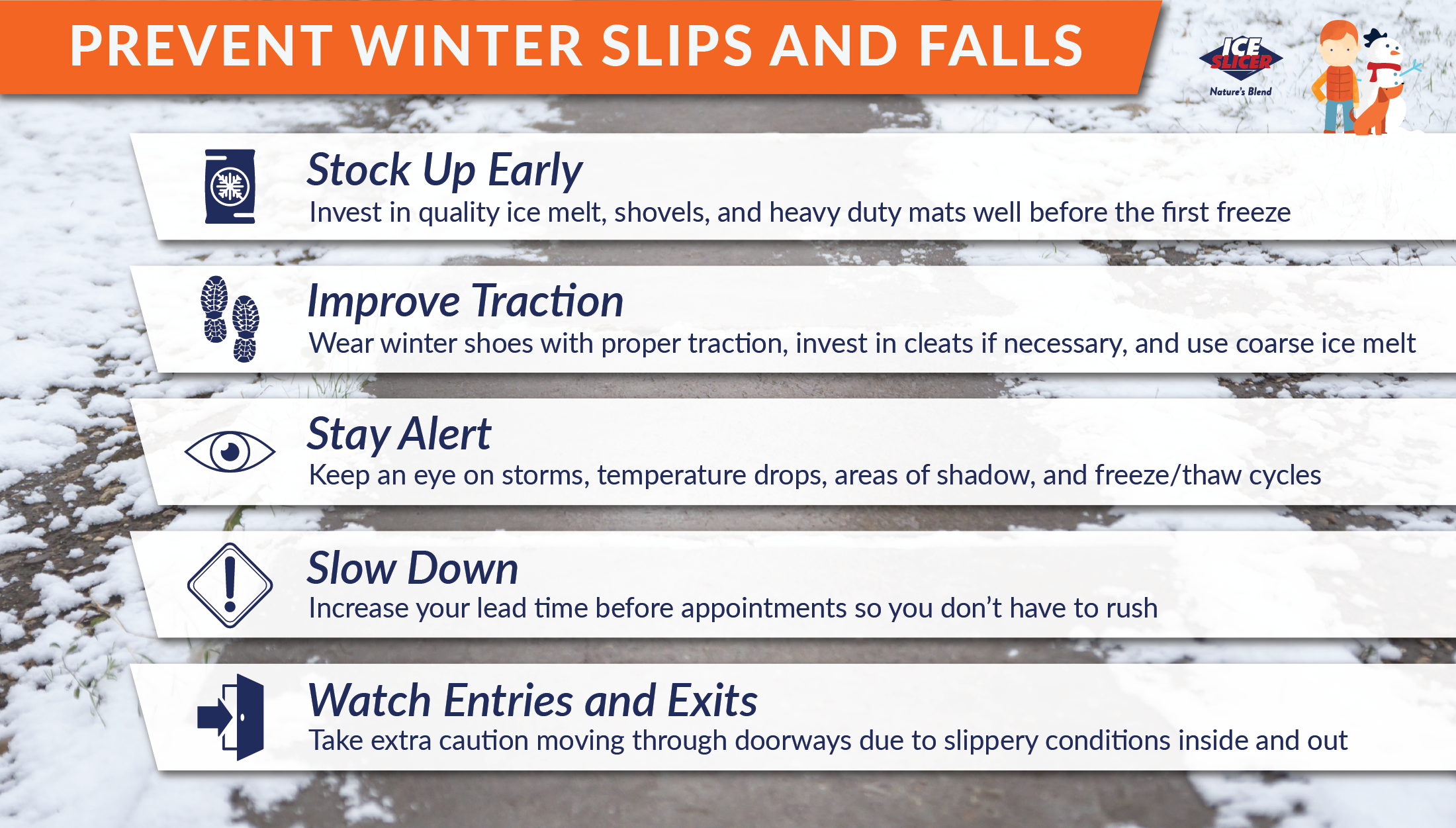 Preventing Winter Slip And Fall Accidents At Home And Work